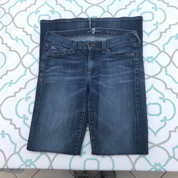 💙👖AWESOME! 7FAM BOOTCUT👖💙27 3/4 32” VVGUC - Picture 5 of 8